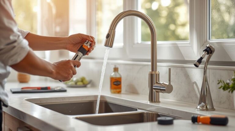 Replace Kitchen Faucet With Sprayer
