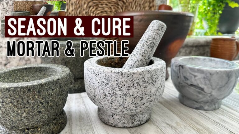 How to Season a Mortar And Pestle