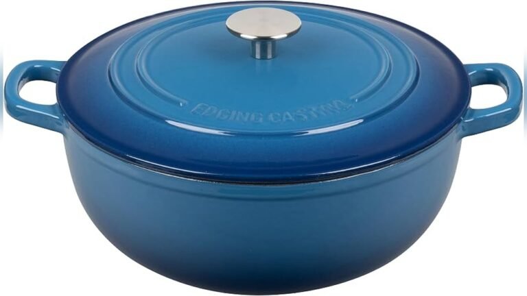 how does enameled cast iron affect cooking results at home